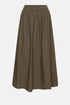 Âme antwerp kilt lang skirt dark green